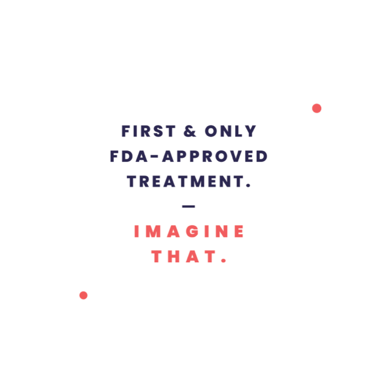 Proven to help vitiligo repigmentation¹. First & only FDA-approved treatment. Imagine That.